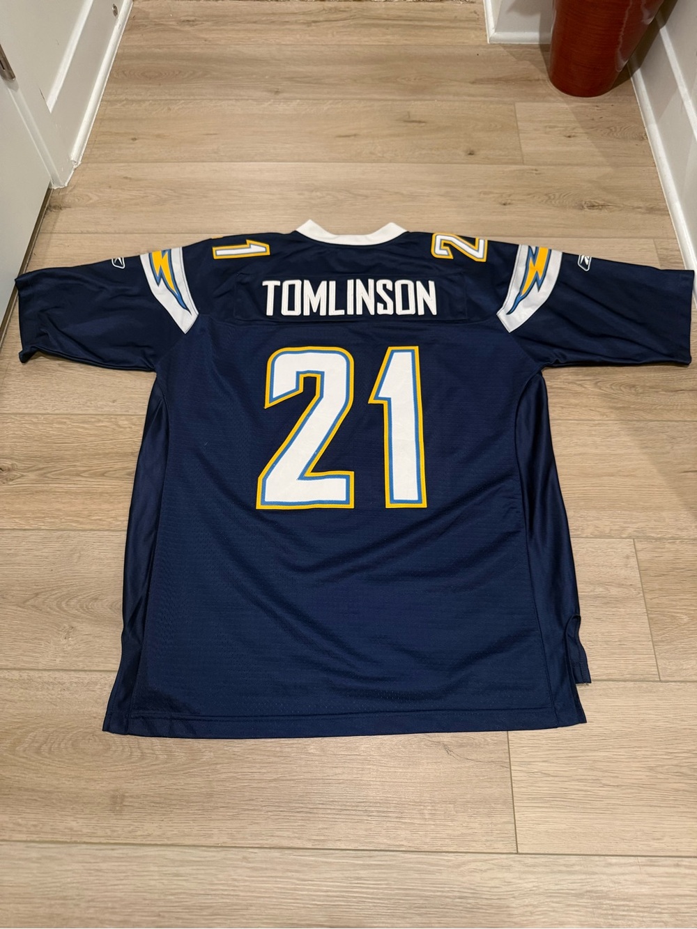 Reebok San Diego Chargers Jersey Ladainian Tomlinson #21 Stitched On Field XL +2